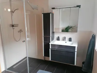Ein Badezimmer in der Unterkunft Steigental