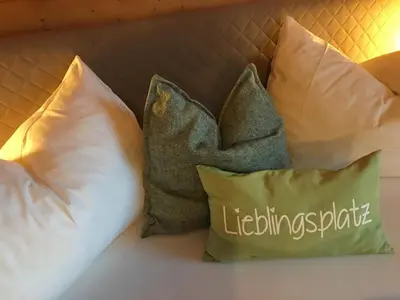 Ein Bett oder Betten in einem Zimmer der Unterkunft Appartement Straninger am Achensee