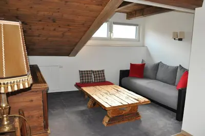 Ein Sitzbereich in der Unterkunft Appartement Elisabeth