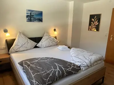 Ein Bett oder Betten in einem Zimmer der Unterkunft Apart Steffi