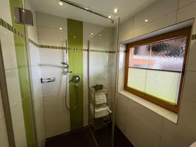 Ein Badezimmer in der Unterkunft Apart Steffi