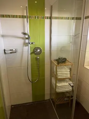 Ein Badezimmer in der Unterkunft Apart Steffi
