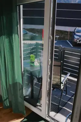 Ein Sitzbereich in der Unterkunft Haus M&M
