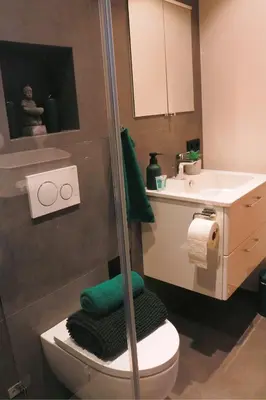Ein Badezimmer in der Unterkunft Haus M&M