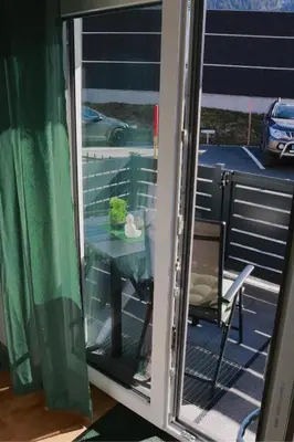 Ein Sitzbereich in der Unterkunft Haus M&M