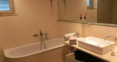Ein Badezimmer in der Unterkunft INN-Studio Ursula