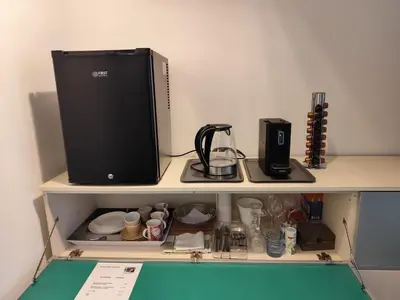 Küche/Küchenzeile in der Unterkunft INN-Studio Ursula