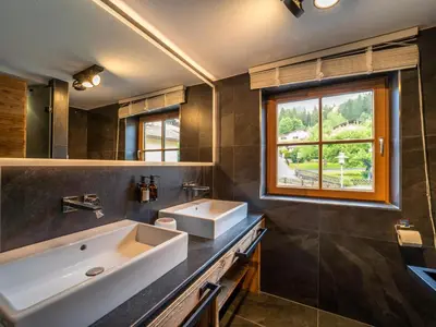 Ein Badezimmer in der Unterkunft Fernblick