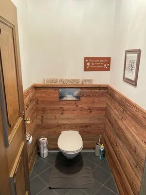 Ein Badezimmer in der Unterkunft Freudenmacher