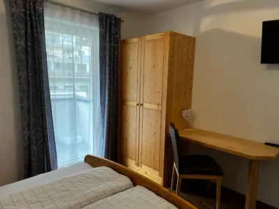 Ein Bett oder Betten in einem Zimmer der Unterkunft Ferienwohnung Martin Rahm