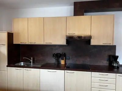 Küche/Küchenzeile in der Unterkunft Ferienwohnung Martin Rahm