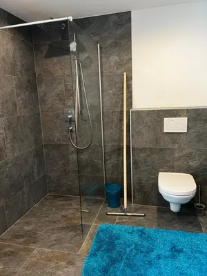 Ein Badezimmer in der Unterkunft Ferienwohnung Martin Rahm