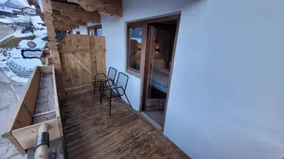 Ein Balkon oder eine Terrasse in der Unterkunft Haus Grübl
