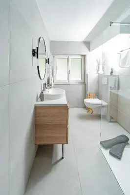 Ein Badezimmer in der Unterkunft Seeblickwohnung Liesl