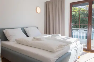 Ein Bett oder Betten in einem Zimmer der Unterkunft Haus Trudi