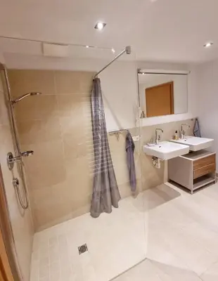 Ein Badezimmer in der Unterkunft Alpine Kitz