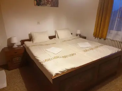 Ein Bett oder Betten in einem Zimmer der Unterkunft Haus Waldhuber