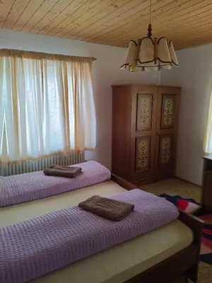 Ein Bett oder Betten in einem Zimmer der Unterkunft Haus Waldhuber