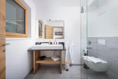 Ein Badezimmer in der Unterkunft Apartment Streif LXL