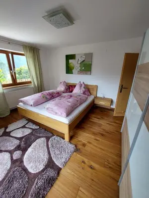 Ein Bett oder Betten in einem Zimmer der Unterkunft Ferienwohnung Julia Kröll