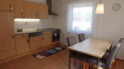 Küche/Küchenzeile in der Unterkunft JOE's Appartement
