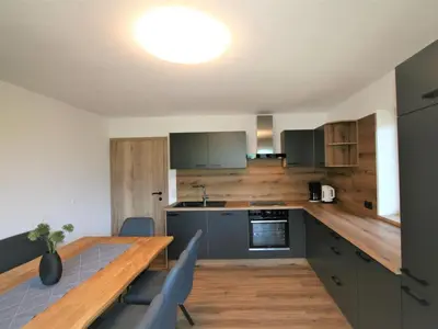 Küche/Küchenzeile in der Unterkunft Apartment Geislerhof by Interhome
