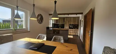 Küche/Küchenzeile in der Unterkunft Ferienwohnungen Martlhof