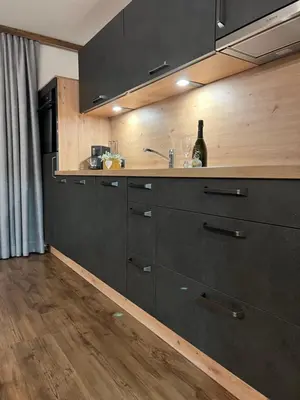 Küche/Küchenzeile in der Unterkunft Appartments Das Franzal
