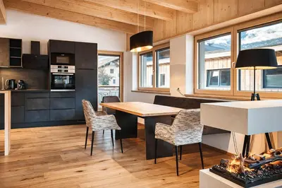 Küche/Küchenzeile in der Unterkunft ViVaZILARE Loft - by AlpenLuxus Collection