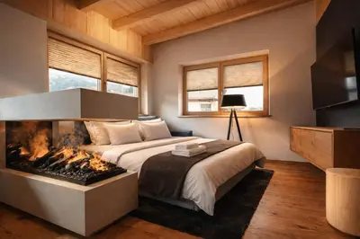 Ein Bett oder Betten in einem Zimmer der Unterkunft ViVaZILARE Loft - by AlpenLuxus Collection