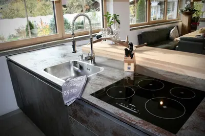 Küche/Küchenzeile in der Unterkunft Appartements 