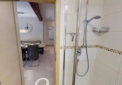 Ein Badezimmer in der Unterkunft Appartements 