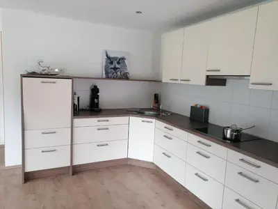 Küche/Küchenzeile in der Unterkunft Haus Bergblick