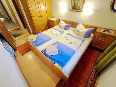 Ein Bett oder Betten in einem Zimmer der Unterkunft Group Holiday Home in Hippach with dreamy views