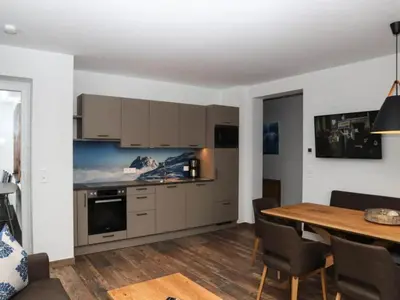 Küche/Küchenzeile in der Unterkunft Apartment in Bramberg near Cable Car
