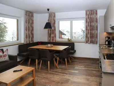 Küche/Küchenzeile in der Unterkunft Apartment in Bramberg near Cable Car