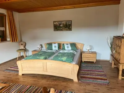 Ein Bett oder Betten in einem Zimmer der Unterkunft Stegerbauer