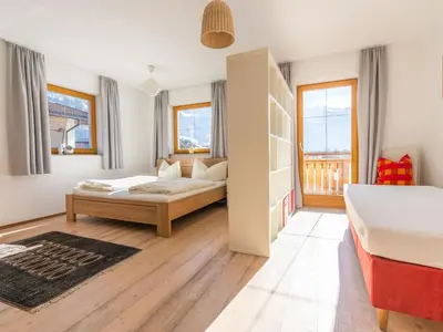 Ein Bett oder Betten in einem Zimmer der Unterkunft Apartment in Ramsau near Ski Slopes