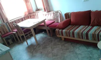 Ein Sitzbereich in der Unterkunft Appartment Steger Klara