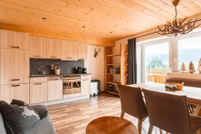 Küche/Küchenzeile in der Unterkunft Westendorf Alpen Lodge