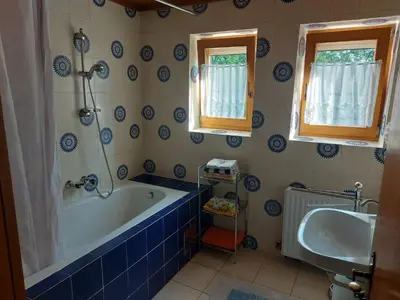 Ein Badezimmer in der Unterkunft Ferienwohnung Schwarzl