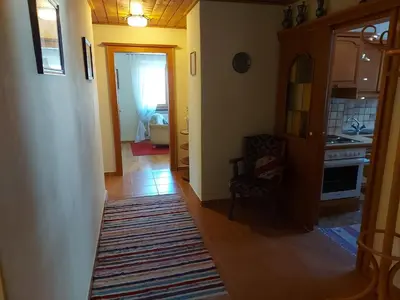 Küche/Küchenzeile in der Unterkunft Ferienwohnung Schwarzl