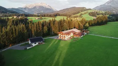 Naturlandschaft in der Nähe des Bauernhofs