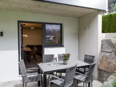 Ein Patio oder anderer Außenbereich in der Unterkunft Appartement Black Mountain