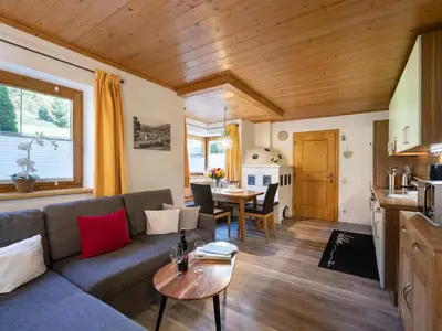 Küche/Küchenzeile in der Unterkunft Appartement Bergblick