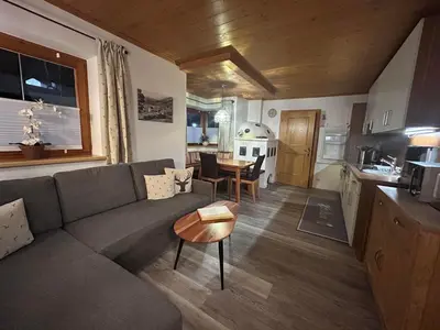 Küche/Küchenzeile in der Unterkunft Appartement Bergblick