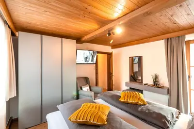 Ein Bett oder Betten in einem Zimmer der Unterkunft Ferienhaus Hetzenauer