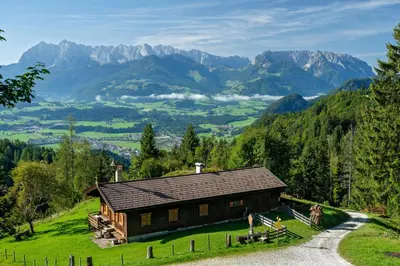 Naturlandschaft in der Nähe der Ferienwohnung