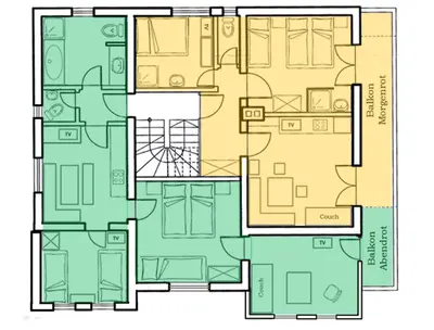 Grundriss der Unterkunft Haus Amalie