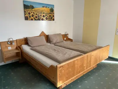 Ein Bett oder Betten in einem Zimmer der Unterkunft Haus Amalie